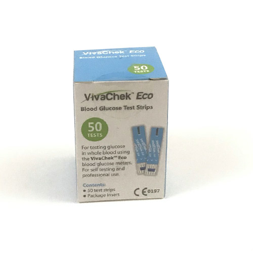VivaChek Eco Blood Glucose 50 Test Strips