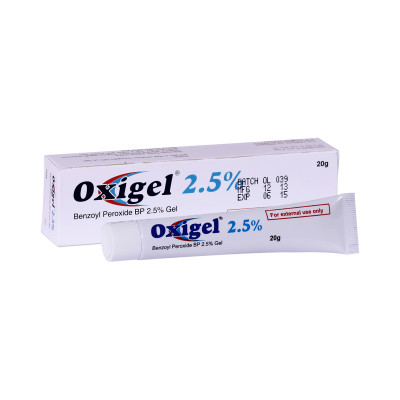 Oxigel Topical Gel 20gm Tube 2.5%