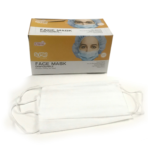 Disposable Medical White Face Mask 50pcs Box