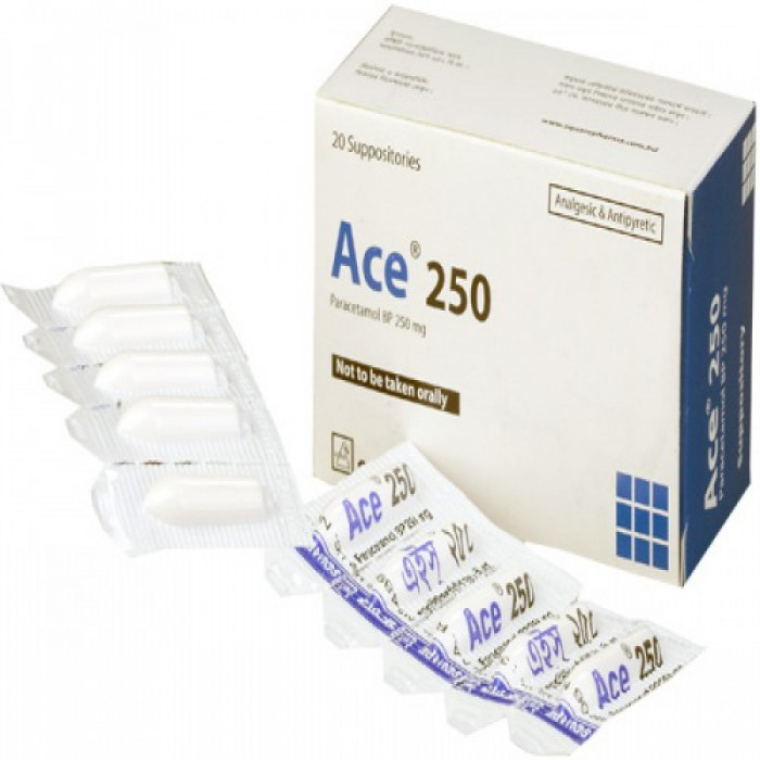 Ace Suppository 250mg (5pcs)