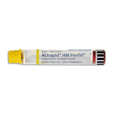 Actrapid Insulin Hm 100IU/ML (Penfill)