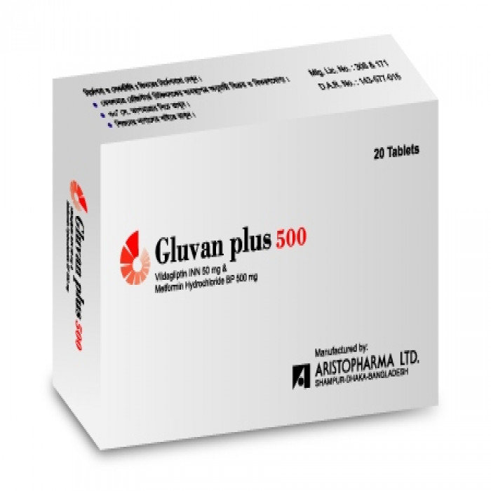 Gluvan Plus 500 mg 10Pcs