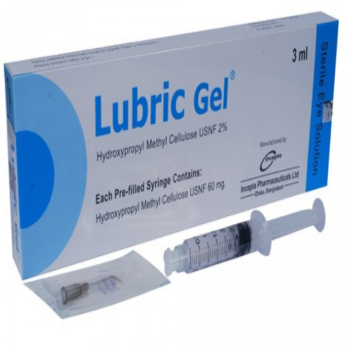 Lubric Gel 2% Eye (Sterile) 3ml