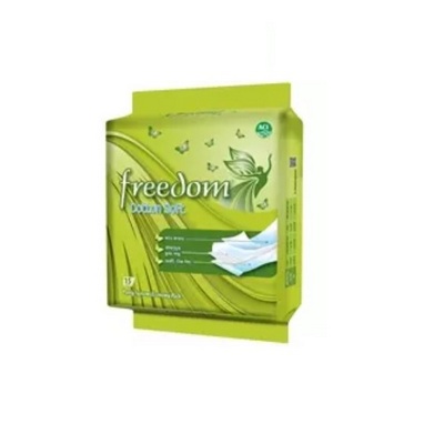 Freedom cotton soft Sanitary Napkin (Panty system) 15 pads