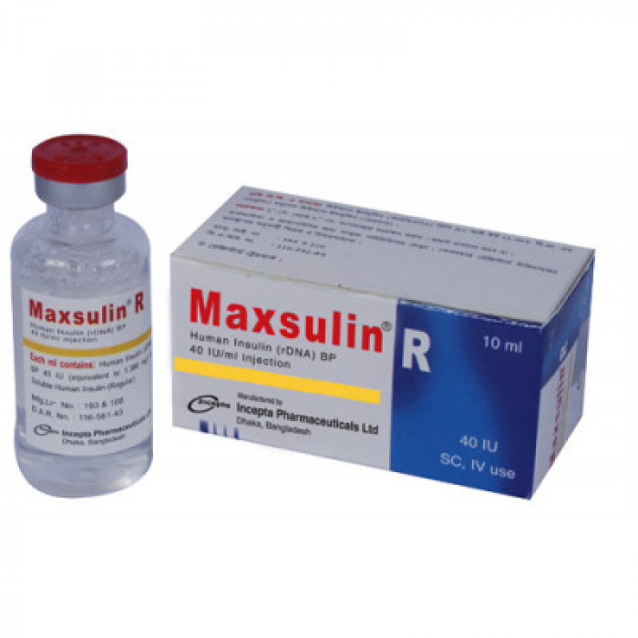 Maxsulin R 40 IU 10ml