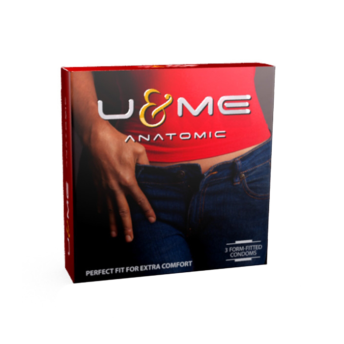U&Me Anatomic Condom 1 Box