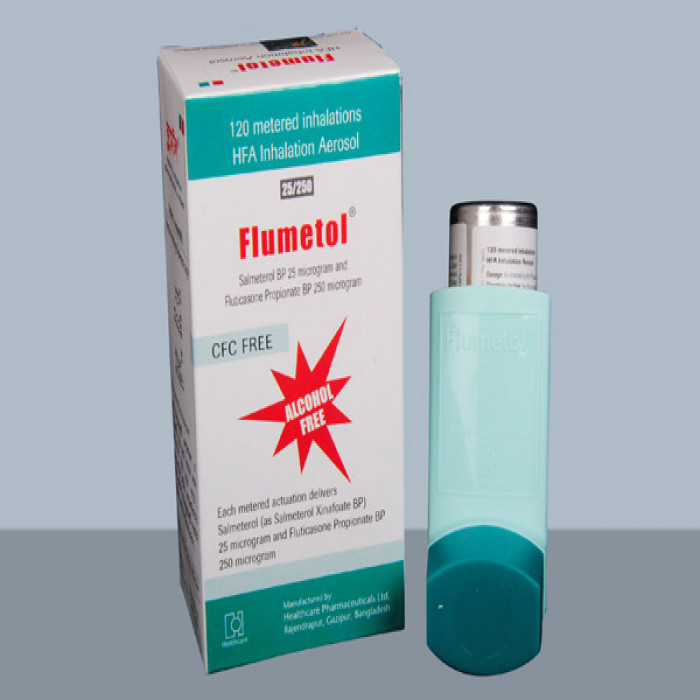 Flumetol Inhaler 25mcg+250mcg