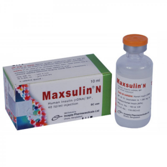 Maxsulin N 40 IU 10ml