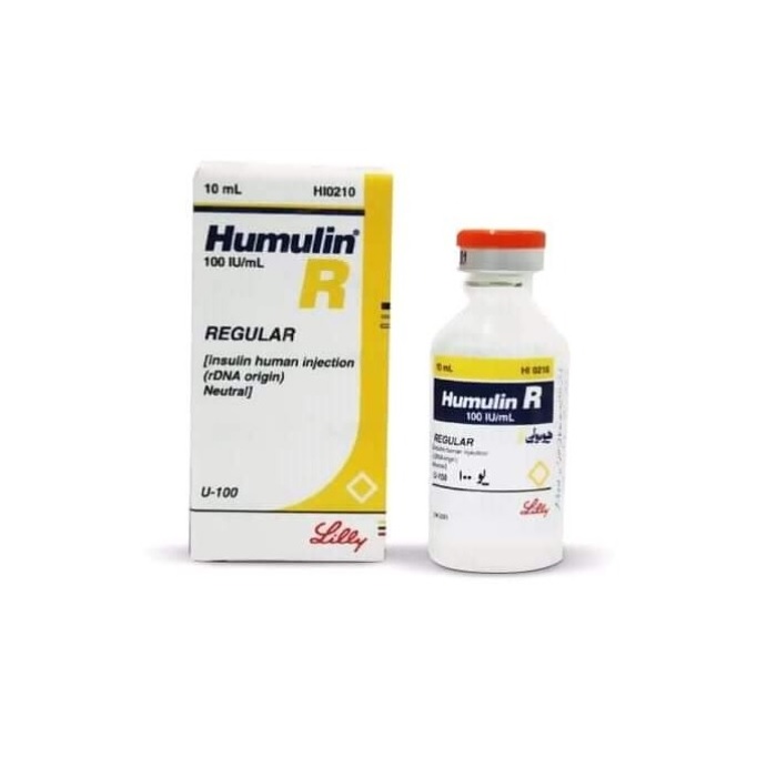 Humulin R -100 iu/ml 10ml vial