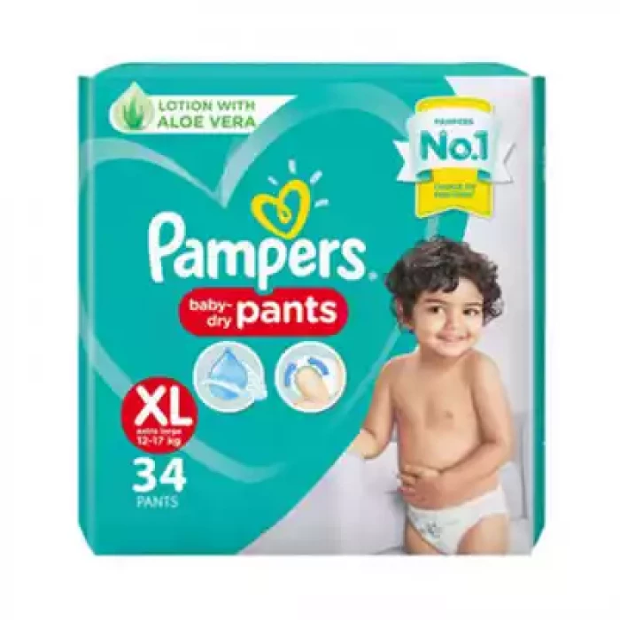 Pampers Baby Dry Pants Diaper Pant XL 12-17 kg 34 pcs