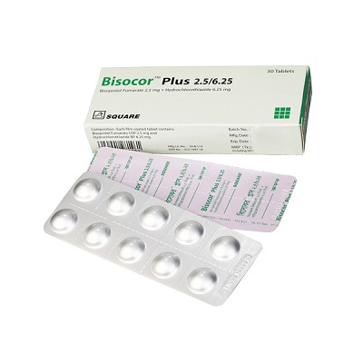 Bisocor Plus 2.5/6.25mg 10Pcs