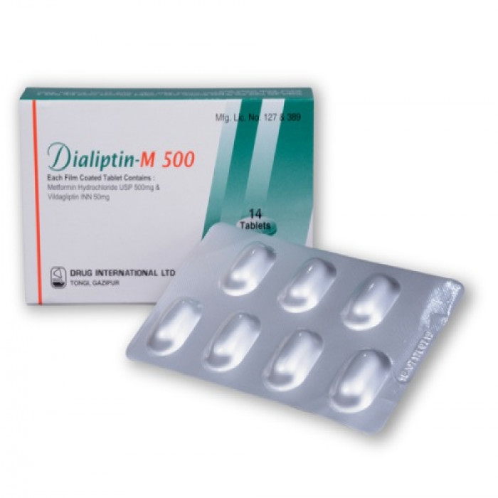 Dialiptin-M 500mg 7pcs