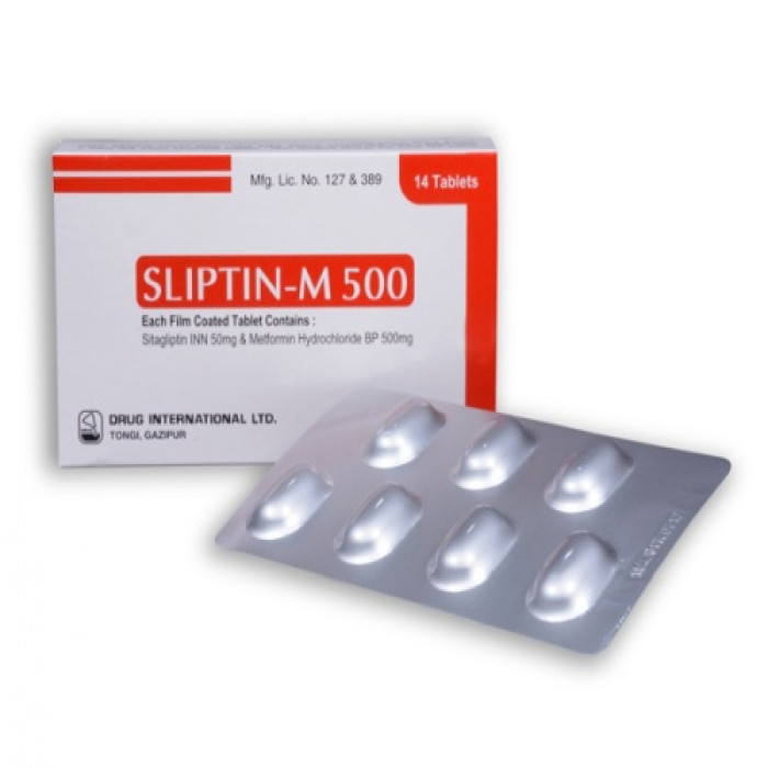 Sliptin M 50 mg+500mg 14pcs(box)