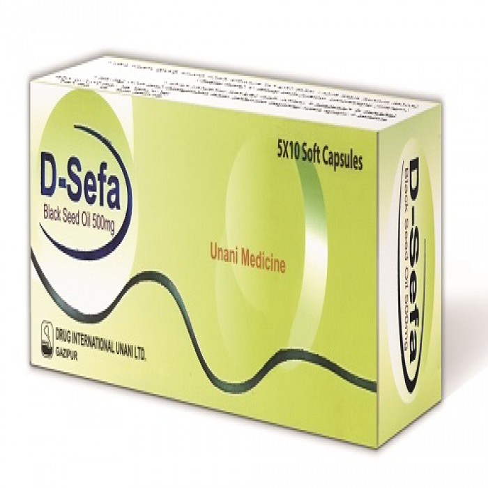 D-Sefa Soft Capsule 500mg (box)