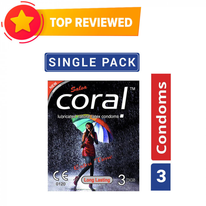 Coral Condom Long Lasting Extra Time 1 Packet