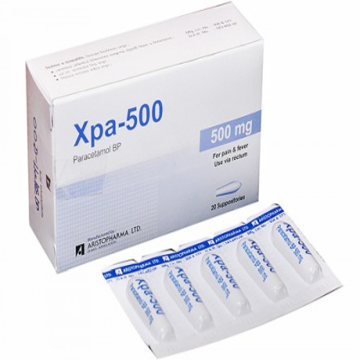 Xpa-500 mg Suppository 20 Pcs