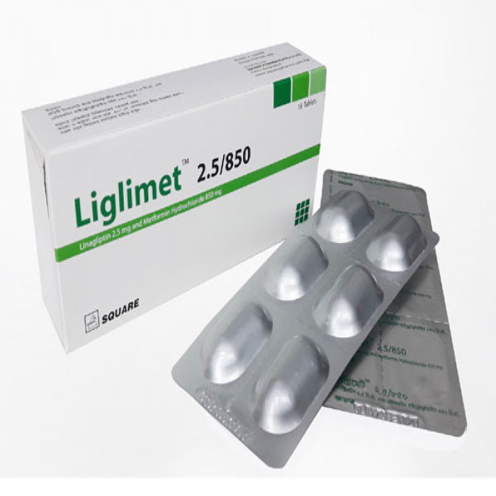 Liglimet 2.5 mg+850mg 6pcs