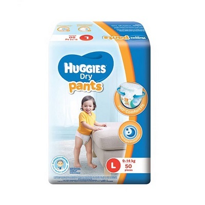 Huggies (Dry pants L 9-14kg) 50pcs