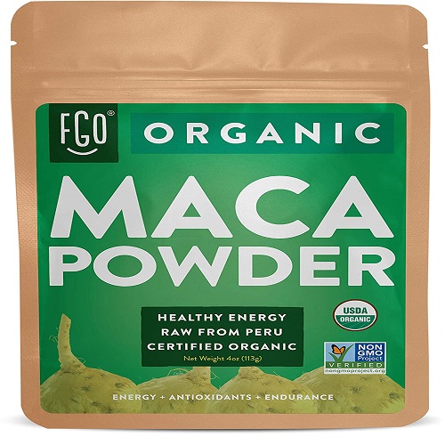 Organic Peruvian Maca Root Powder, Perfect for Smoothies, Baking, Energy, Raw From Peru, Non-GMO, USDA Organic, 113 gram, USA