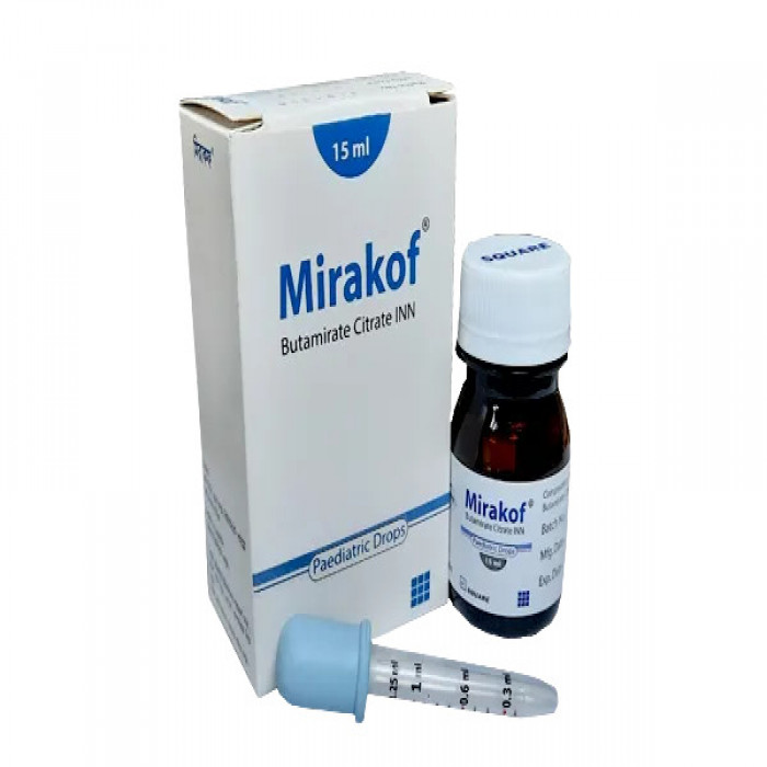 Mirakof Paediatric Drops 15ml