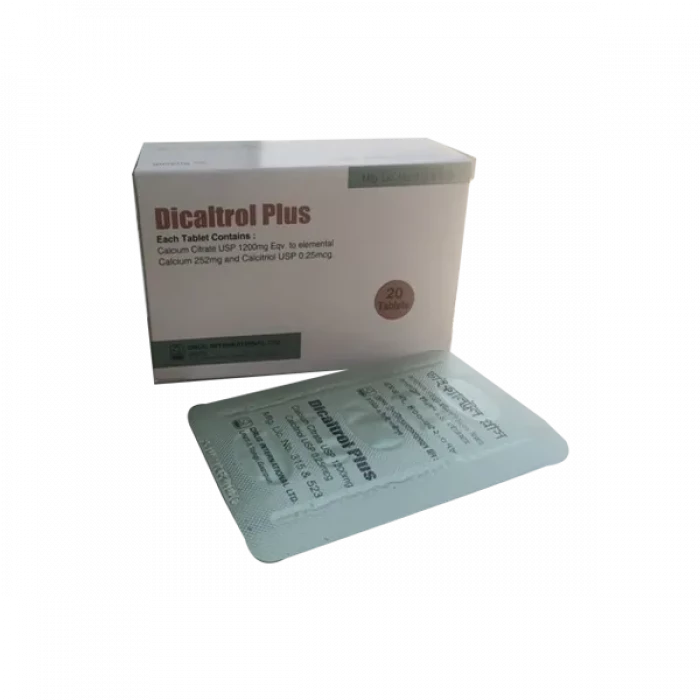 Dicaltrol Plus Tablet 0.25 mcg+252 mg (5Pcs)