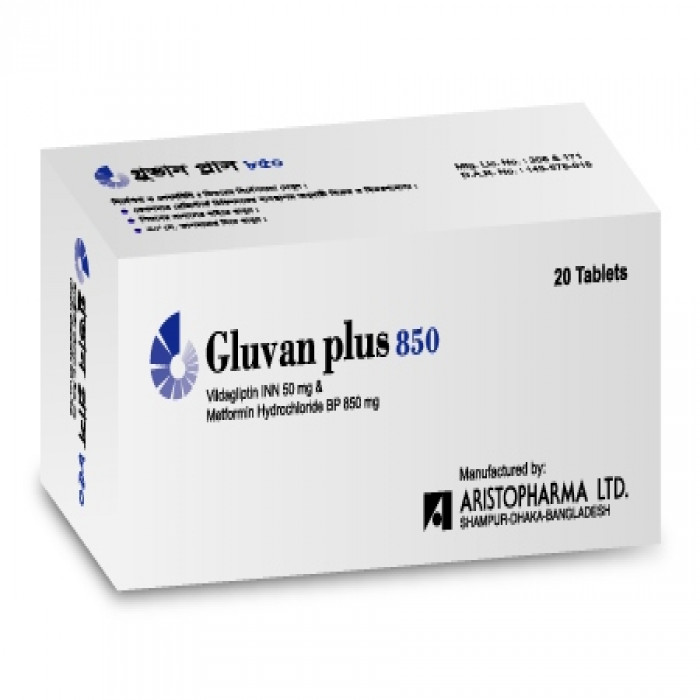 Gluvan Plus 850mg(box) 20pcs