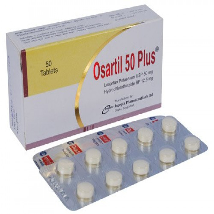 Osartil Plus 50mg+12.5mg 50pcs(box)