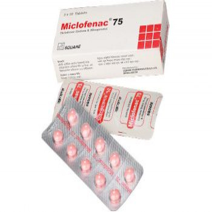 Miclofenac 75mg 10Pcs