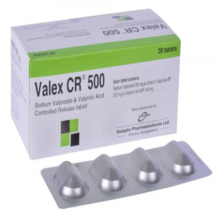 Valex CR  (500mg) 28Pcs (Box)
