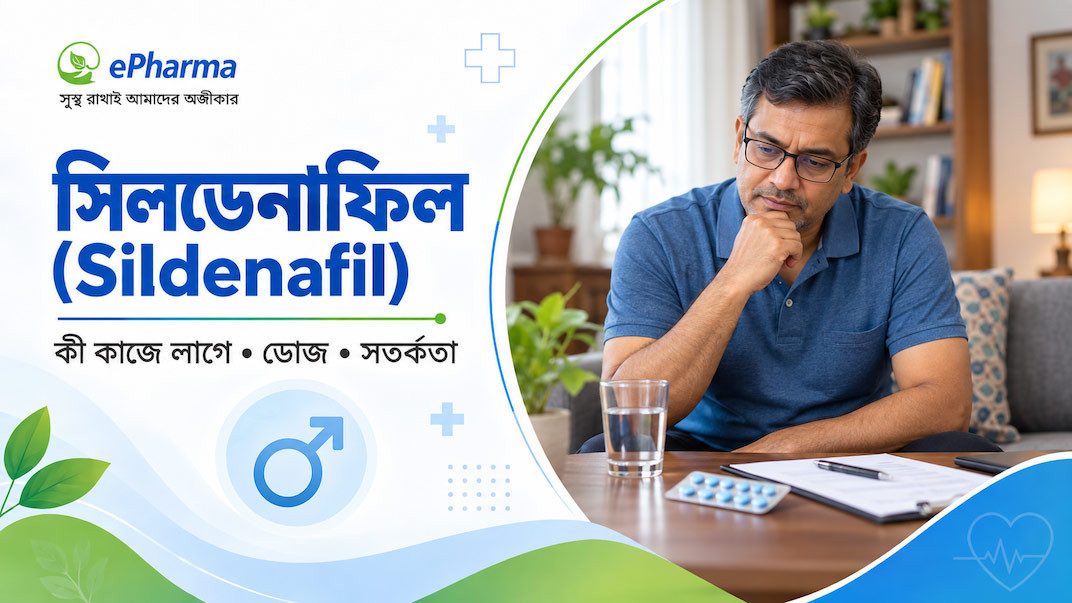 সিলডেনাফিল: কী কাজে লাগে, ডোজ ও সতর্কতা