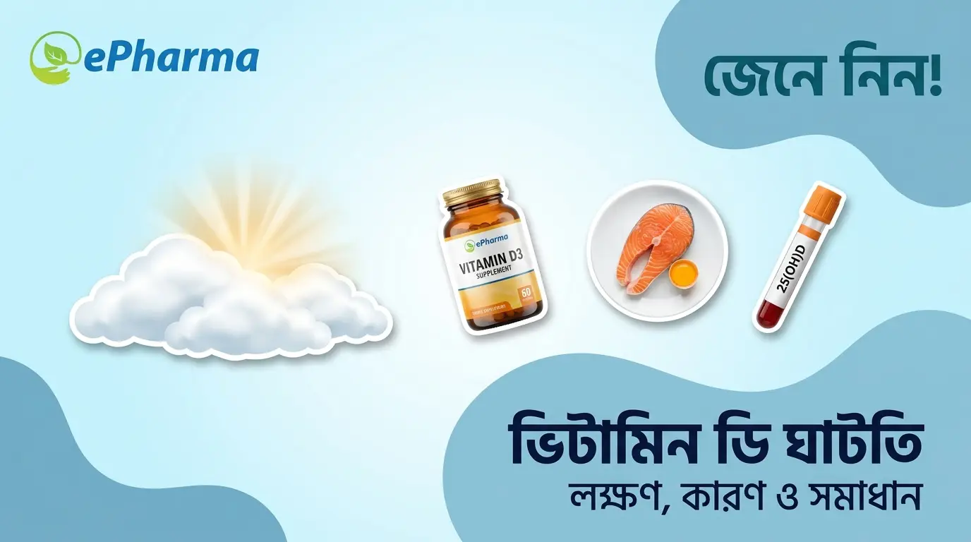 ভিটামিন ডি ঘাটতি: লক্ষণ, কারণ ও সমাধান — বিশেষজ্ঞের সম্পূর্ণ গাইড