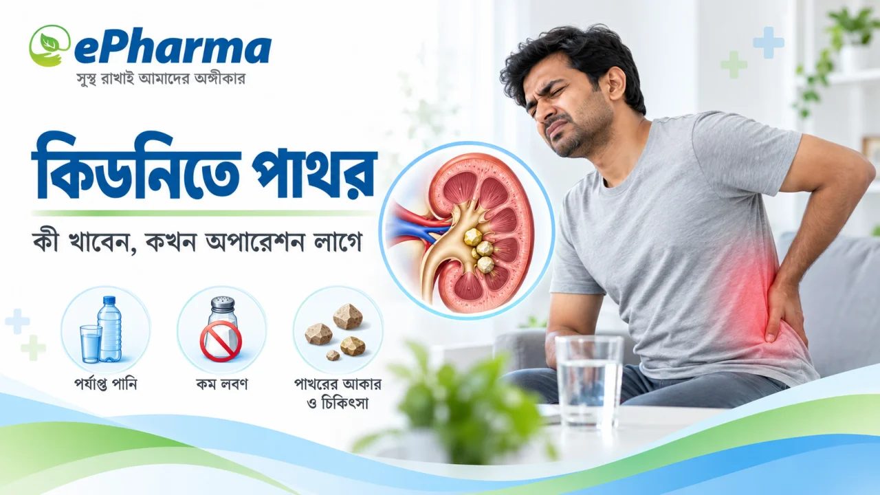কিডনিতে পাথর: কী খাবেন, কী খাবেন না, কখন অপারেশন লাগে