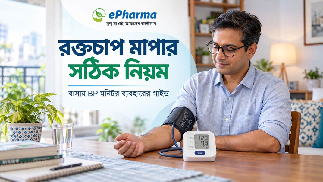রক্তচাপ মাপার সঠিক নিয়ম: বাসায় BP মনিটর ব্যবহারের গাইড
