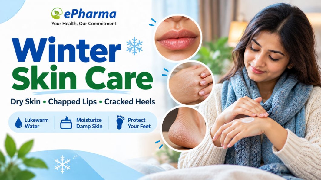 Winter Skin Care: Dry Skin, Chapped Lips and Cracked Heels