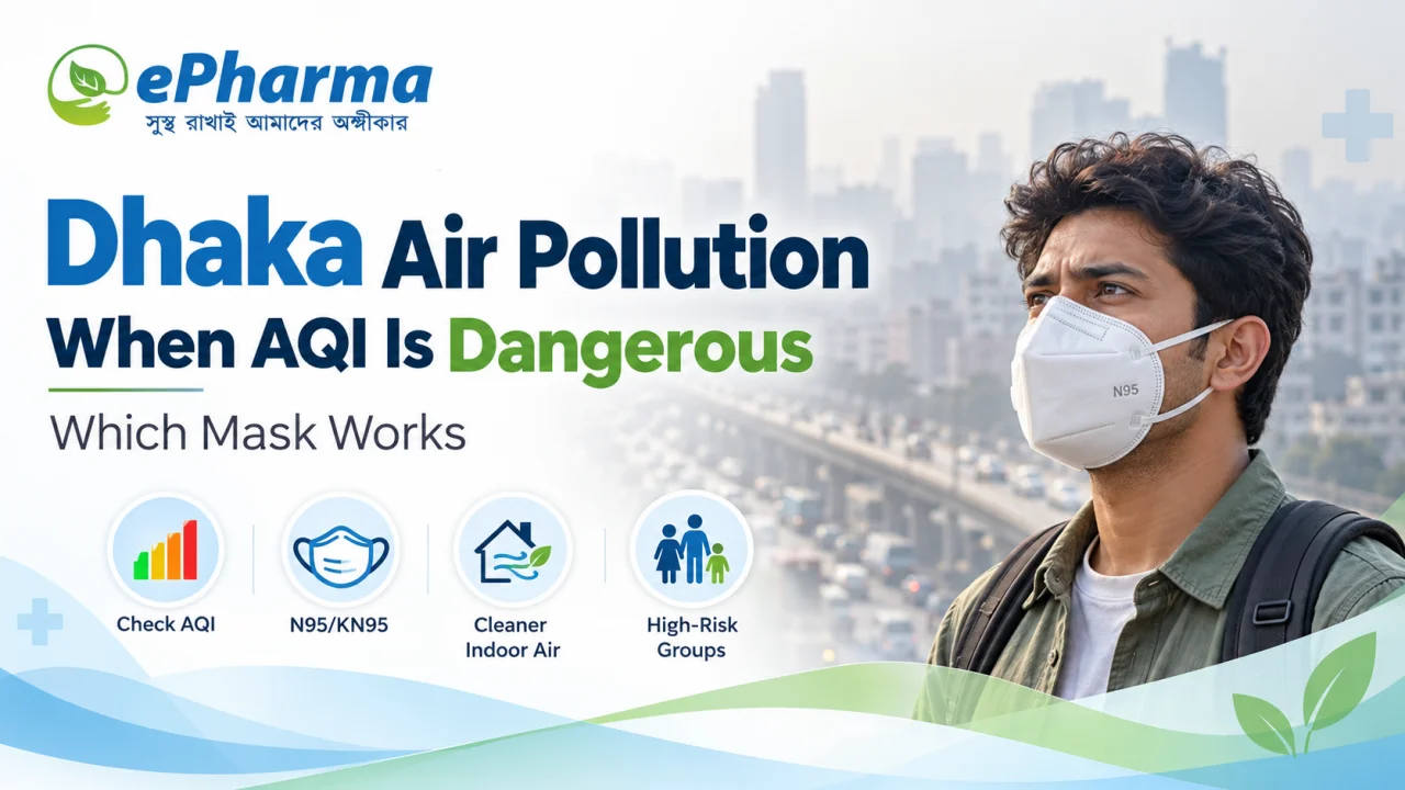 Dhaka Air Pollution: When AQI Is Dangerous &amp; Which Mask Works