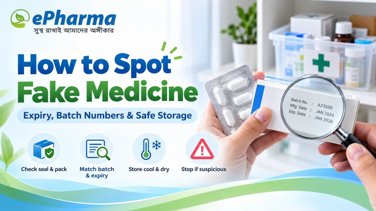 How to Spot Fake Medicine: Expiry, Batch Numbers &amp; Safe Storage