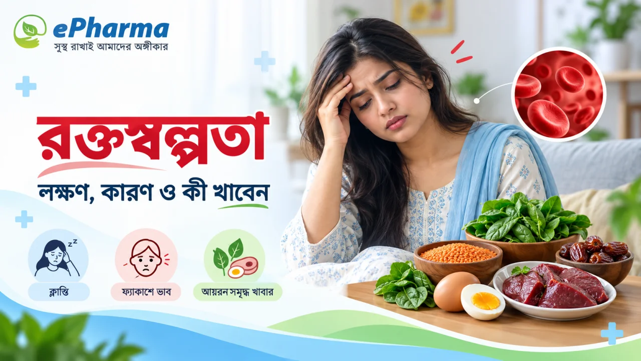 রক্তস্বল্পতা (অ্যানিমিয়া): লক্ষণ, কারণ, কী খাবেন ও কখন ডাক্তার দেখাবেন
