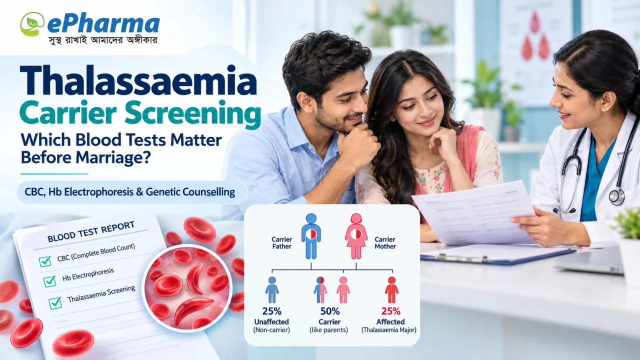 Thalassaemia Carrier Screening Before Marriage: Which Blood Tests?