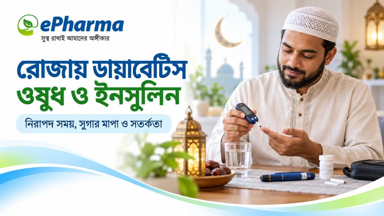 রোজায় ডায়াবেটিসের ওষুধ ও ইনসুলিন: নিরাপদে সময় কীভাবে বদলাবেন