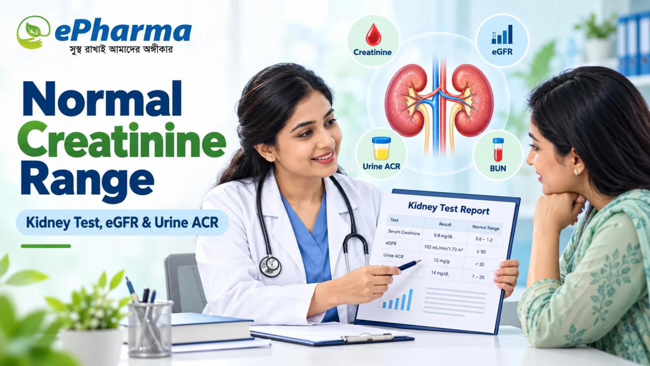 Creatinine Normal Range: Kidney Test, eGFR and Urine ACR Explained