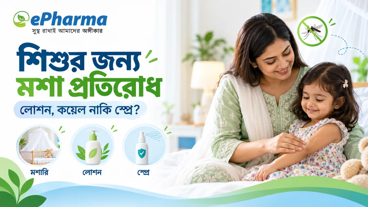মশা তাড়ানোর লোশন, কয়েল নাকি স্প্রে: শিশুর জন্য কোনটা নিরাপদ