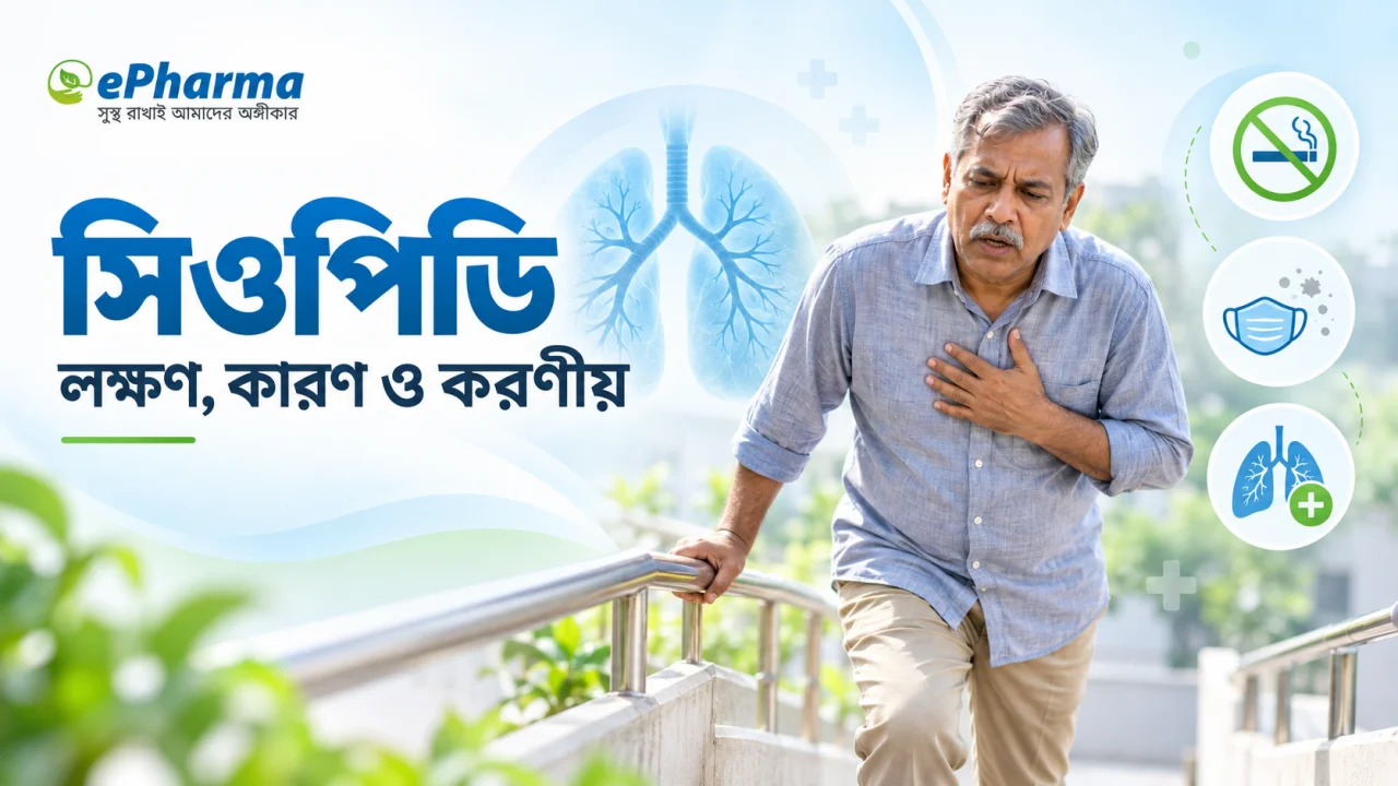 সিওপিডির লক্ষণ ও চিকিৎসা: ধূমপায়ীর কাশি কখন ফুসফুসের রোগ