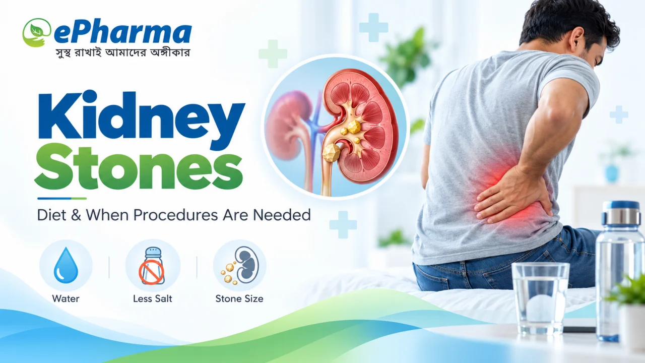 Kidney Stones: Diet, Stone Size and When Procedures Are Needed