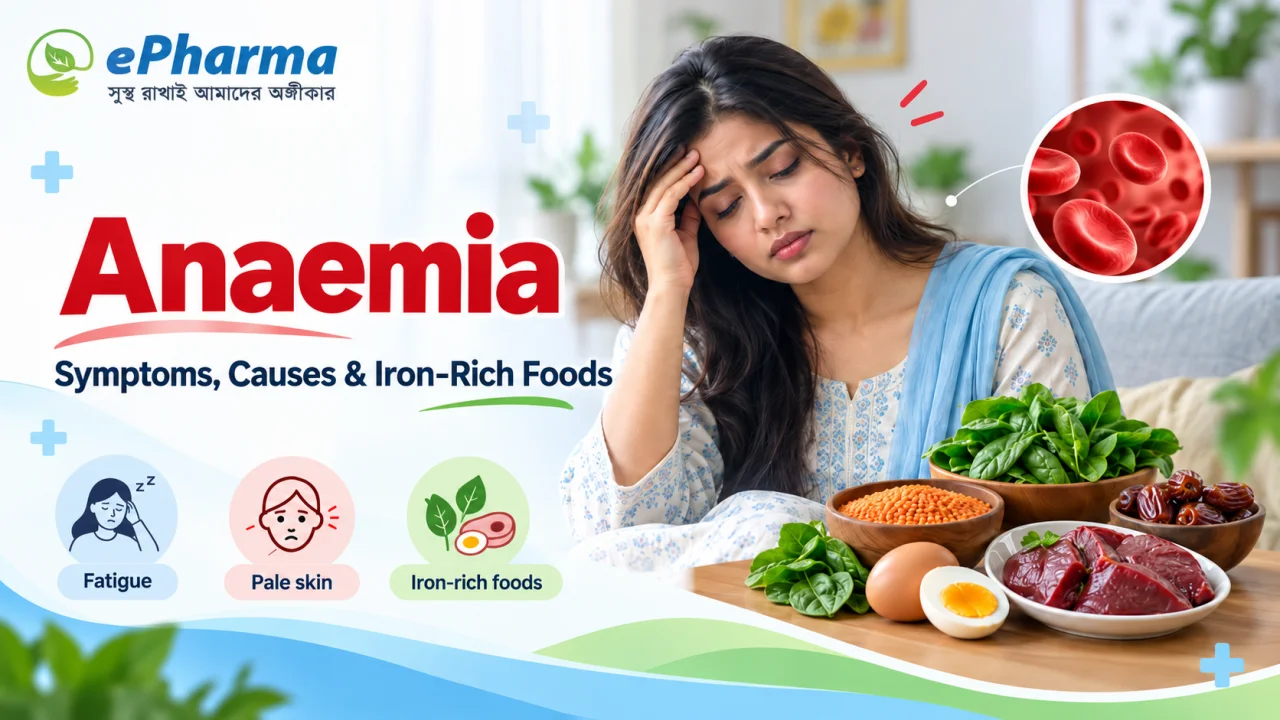 Anaemia: Symptoms, Causes, Iron-Rich Foods, Tests and When to See a Doctor