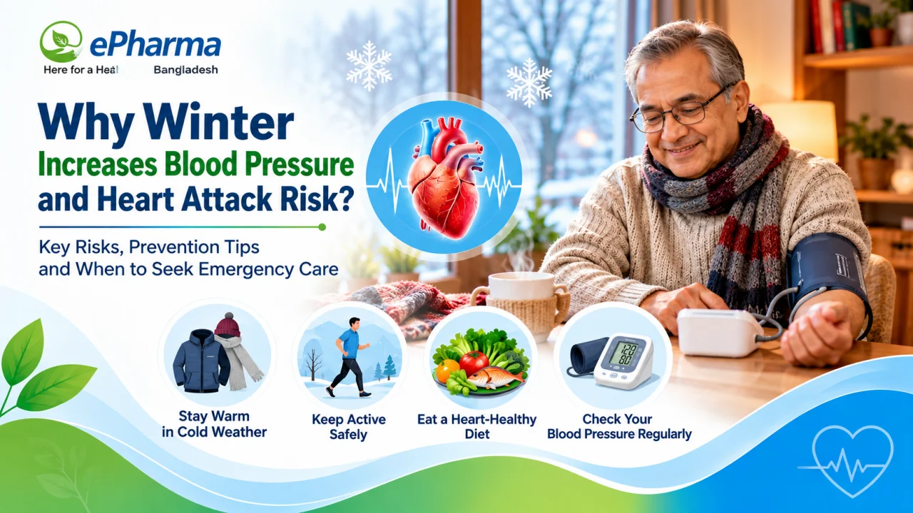 Winter Blood Pressure and Heart-Attack Risk: Why It Rises and What to Do