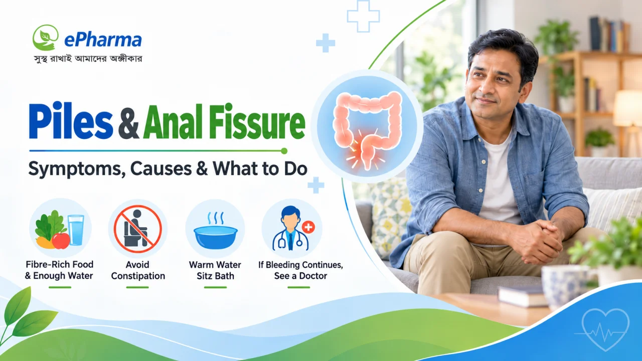 Piles vs Anal Fissure: Symptoms, Causes, Treatment and When to See a Doctor