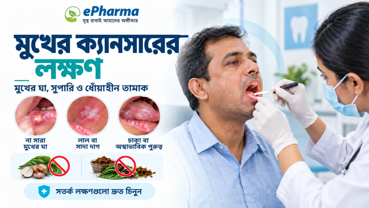 মুখের ক্যানসারের লক্ষণ: পান-জর্দা-গুল ও না সারা ঘা