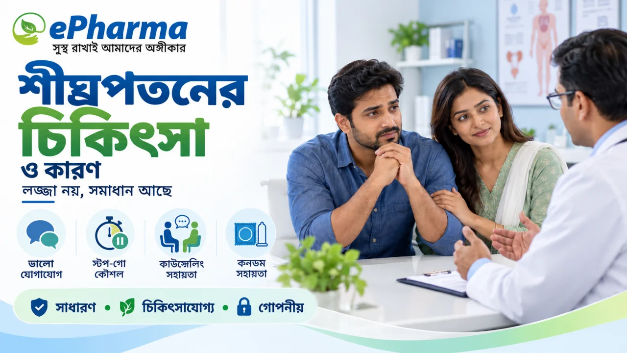 শীঘ্রপতনের চিকিৎসা ও কারণ: লজ্জা নয়, সমাধান আছে