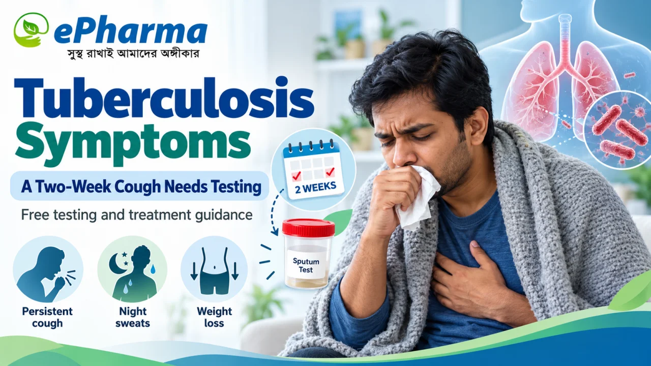 Tuberculosis Symptoms: A Two-Week Cough, Free Testing and Treatment