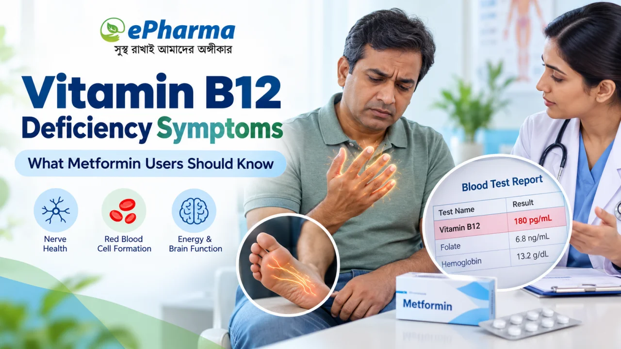 Vitamin B12 Deficiency Symptoms: Metformin and Diabetes Guide